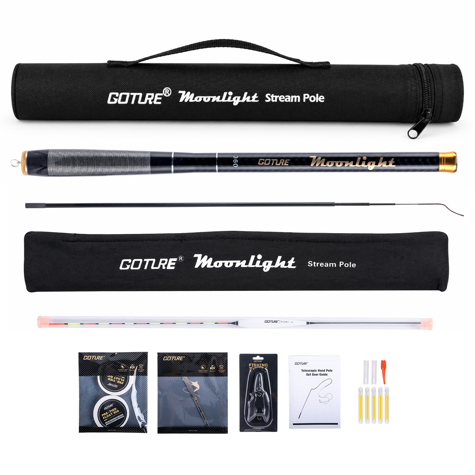 Fishing Equipment Bag - مجموعة صنارة صيد تلسكوبية من 