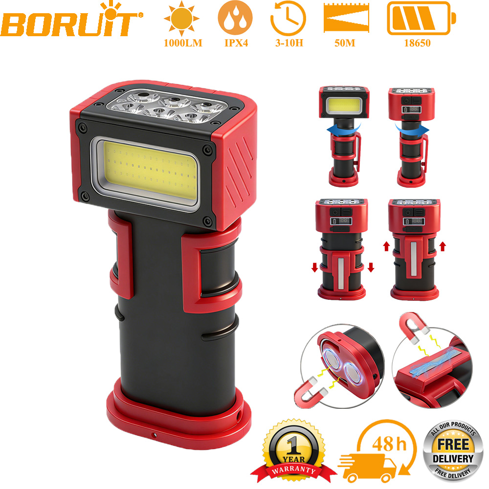 Fishing Equipment Carp - مصباح عمل LED من BORUiT بقوة