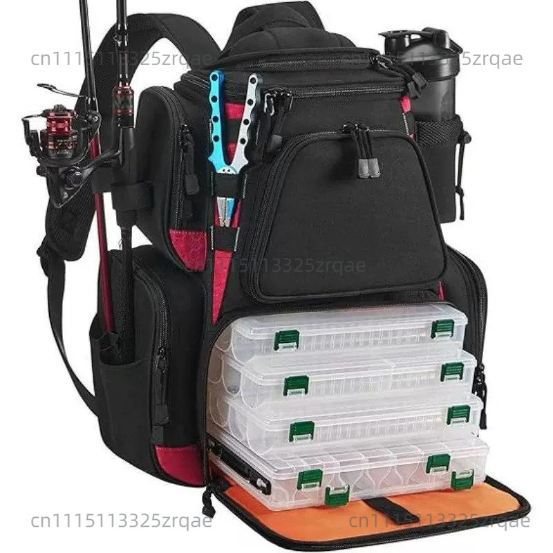 Fishing Equipment Bag - حقيبة ظهر لمعدات الصيد مع مساحة